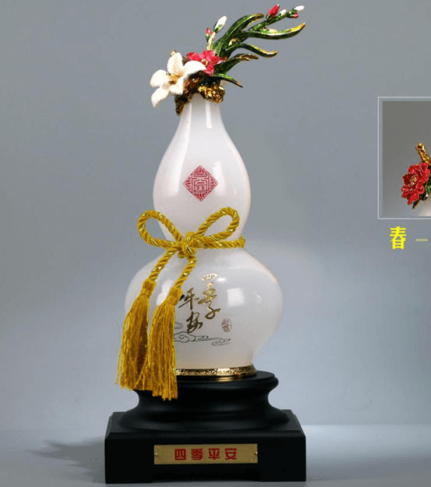四季平安葫芦花瓶（春夏秋冬）