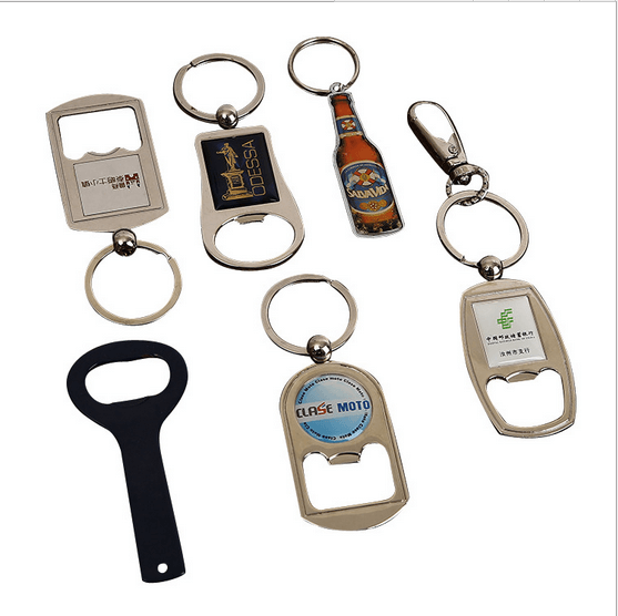 厂家直供金属开瓶器广告宣传小礼品定制创意啤酒钥匙圈开瓶器
