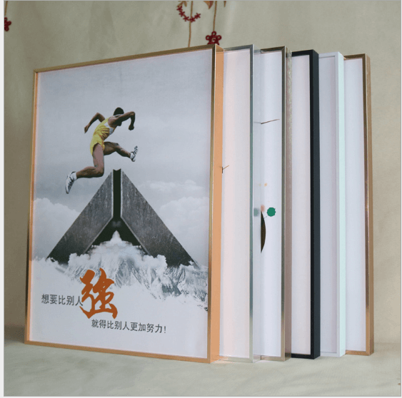 北欧简约细边窄边铝合金相框