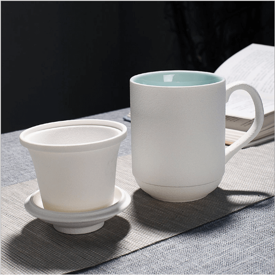 过滤茶水分离杯办公泡茶杯